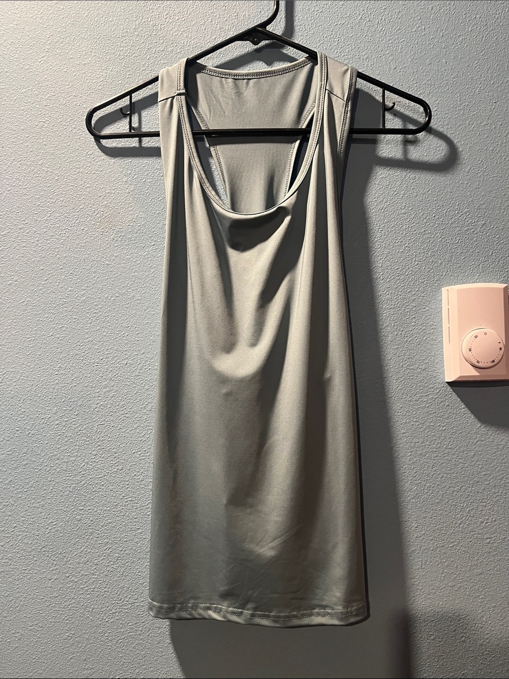 Light Gray Racerback Athletic Tank Top